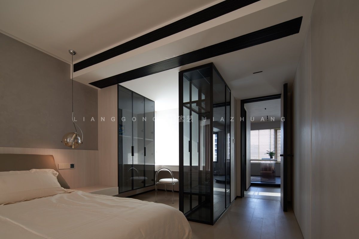 112㎡奶油风格主卧装修案例